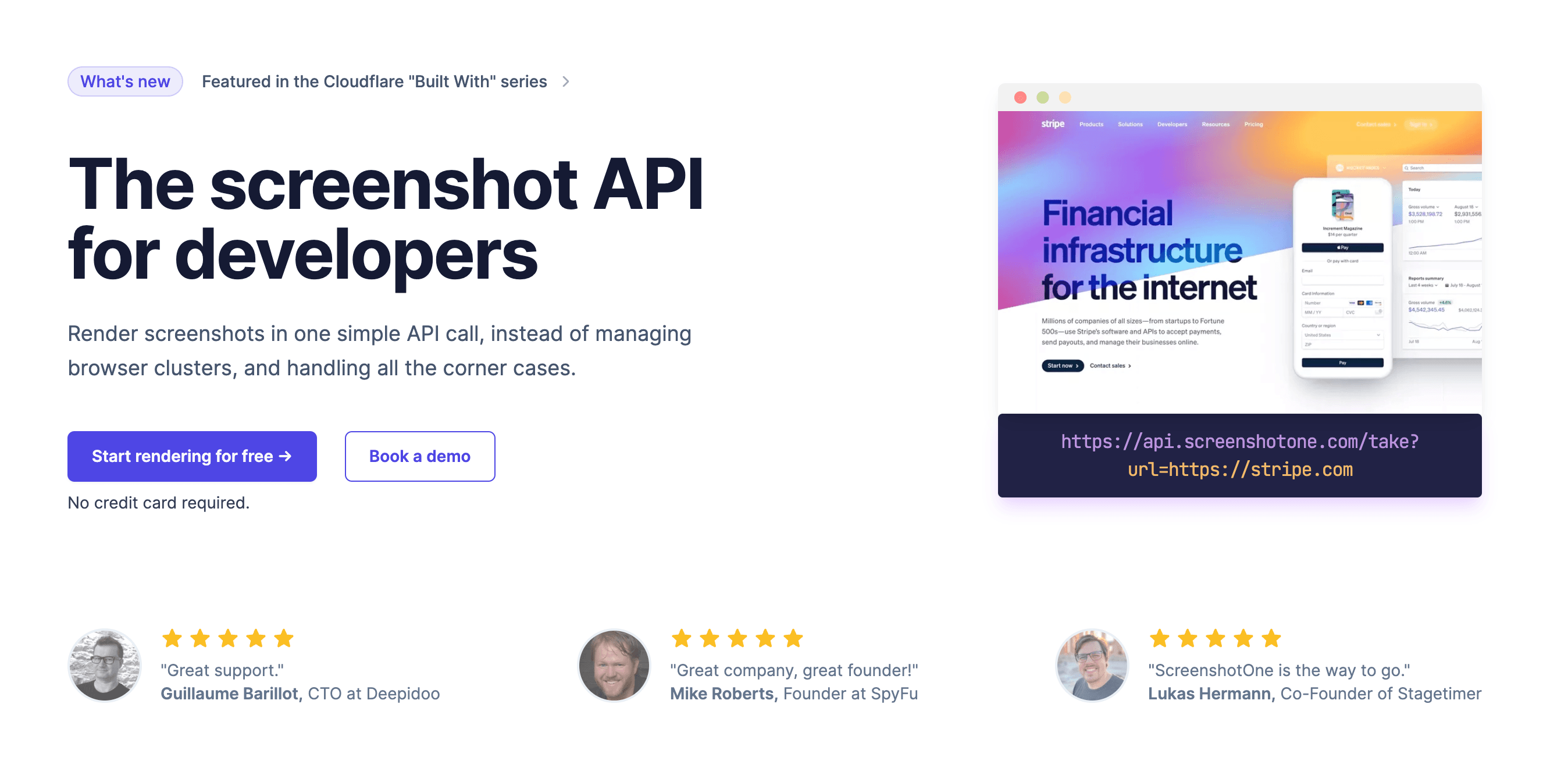 ScreenshotOne screenshot 1